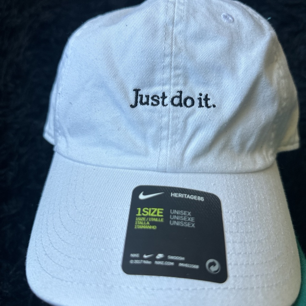 Nike White Adjustable Cap